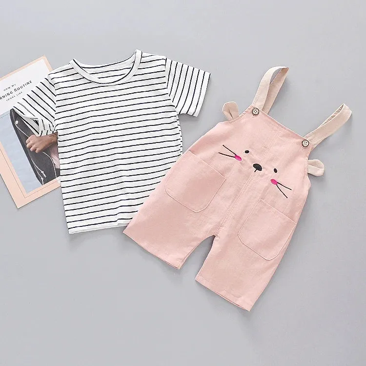 0-18 Months Baby Girl Spring & Autumn Clothing Set
