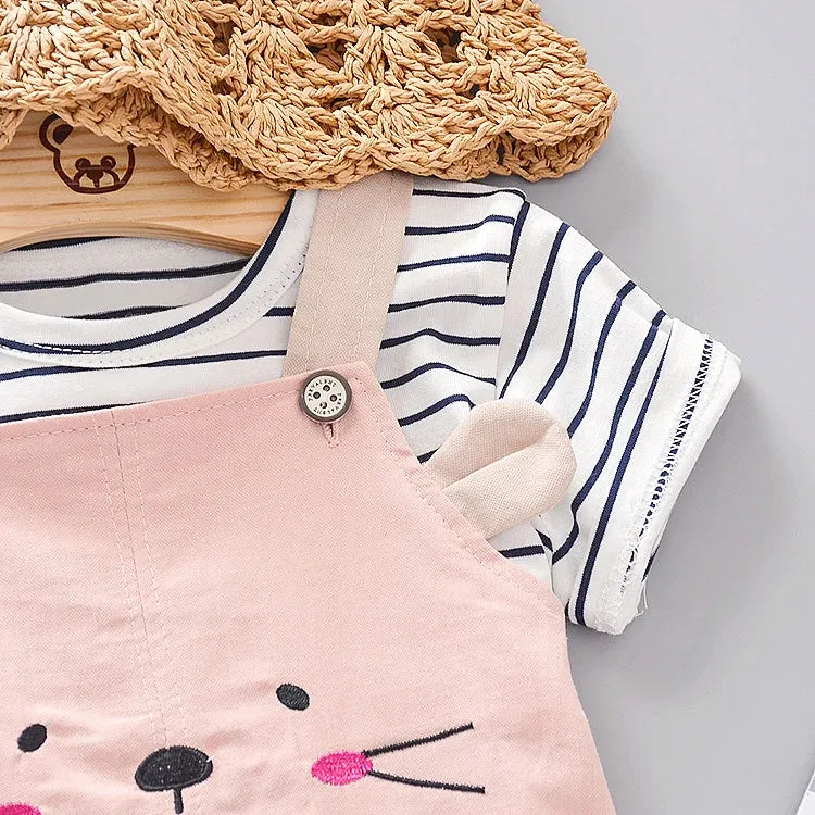 0-18 Months Baby Girl Spring & Autumn Clothing Set