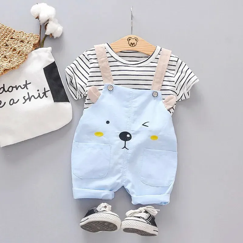 0-18 Months Baby Girl Spring & Autumn Clothing Set