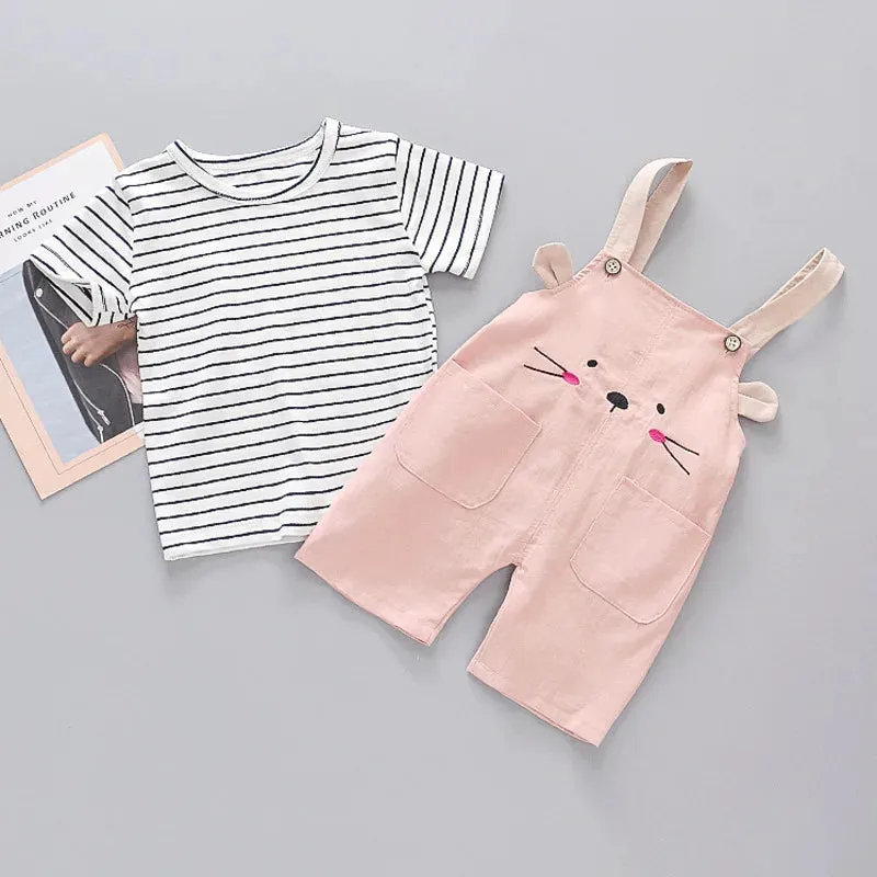 0-18 Months Baby Girl Spring & Autumn Clothing Set