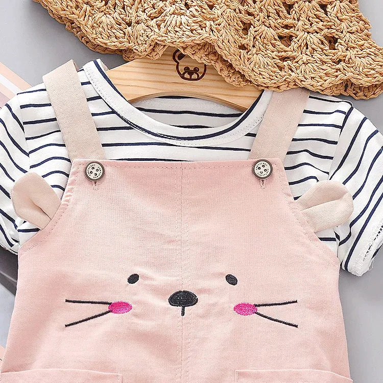 0-18 Months Baby Girl Spring & Autumn Clothing Set