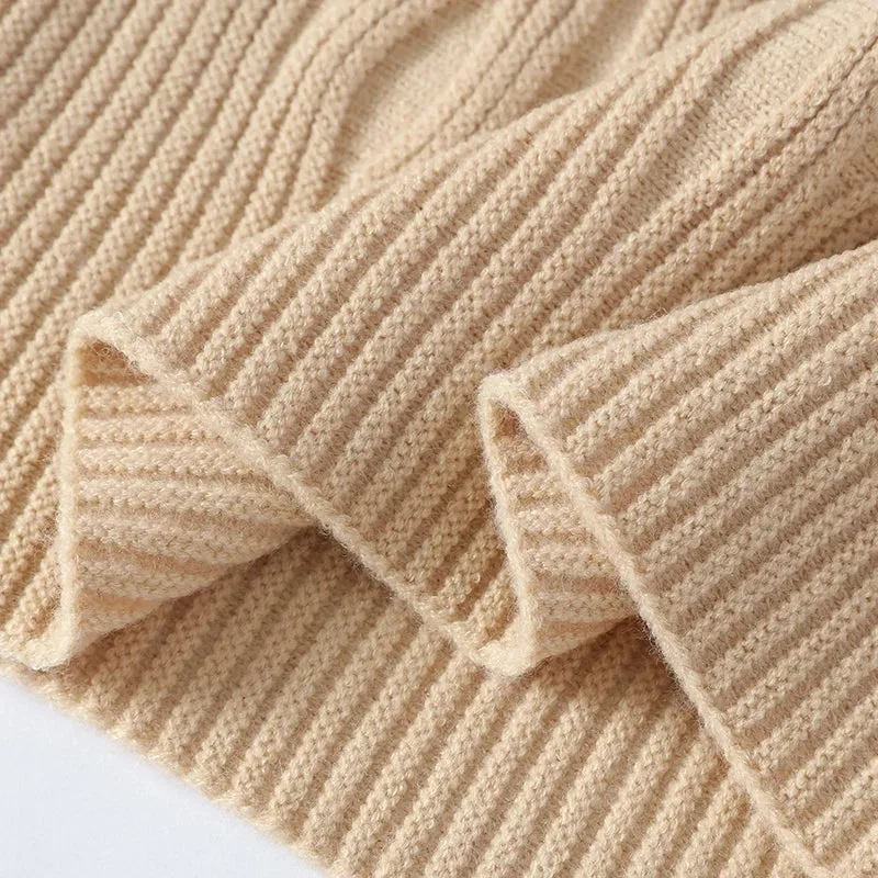 2024 New Autumn Winter High Quality Casual Knit Sweater Men Long Sleeve Slim Fit Mens Jumpers Thick Warm Male Pullover Sweaters