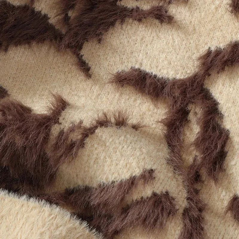 2024 New Fall Winter High End Luxury Mink Cashmere Sweater Men Fashion Design Mens Christmas Jumper Soft Warm Pull Homme