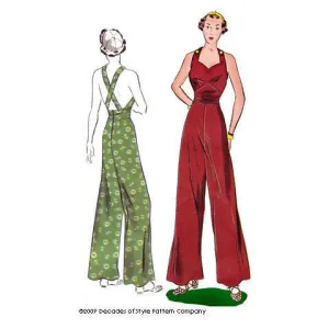 #3008    1930s Sweetheart Overalls