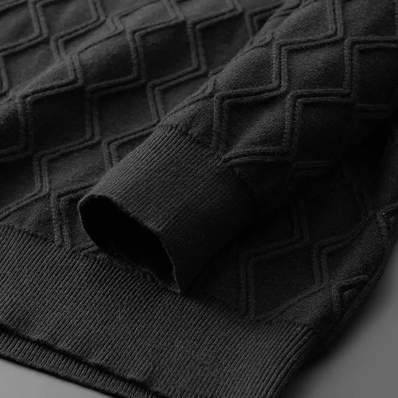 8XL 7XL 6XL 2024 New Fall Winter Fashion Style Sweater Men Soft Warm Mens Pullover Sweaters High End Luxury Wool Pull Homme