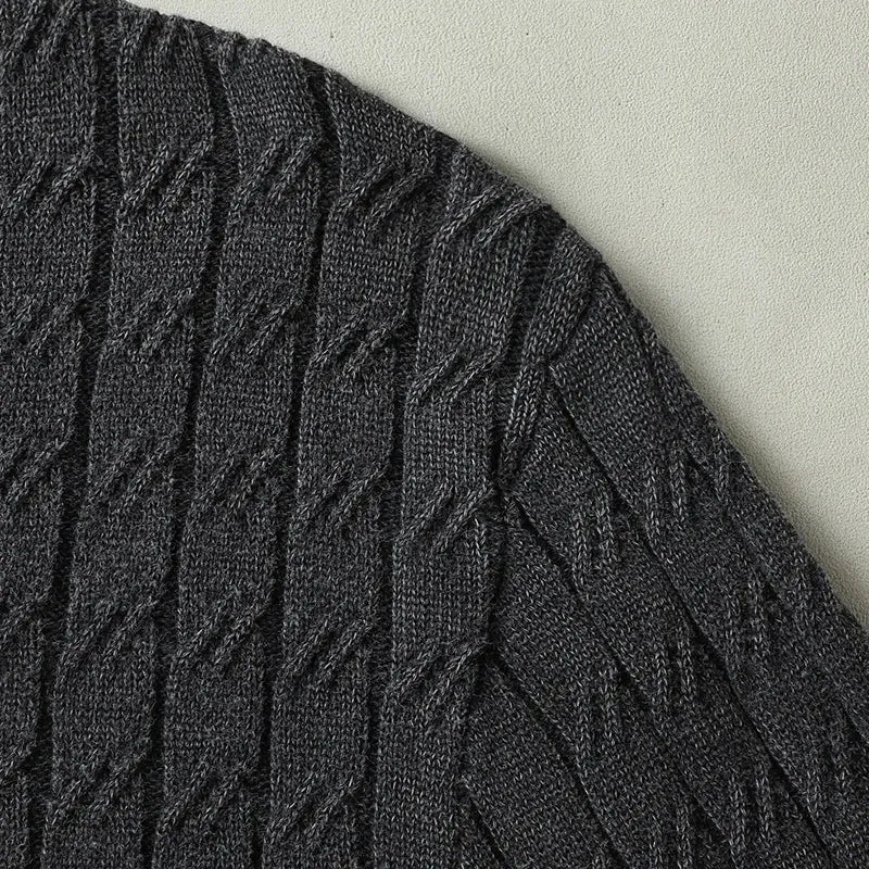 8XL 7XL 6XL 2024 New Fall Winter High End Luxury 100% Cotton Sweater Men Soft Warm Mens Pullover Sweaters Casual Male Jumpers