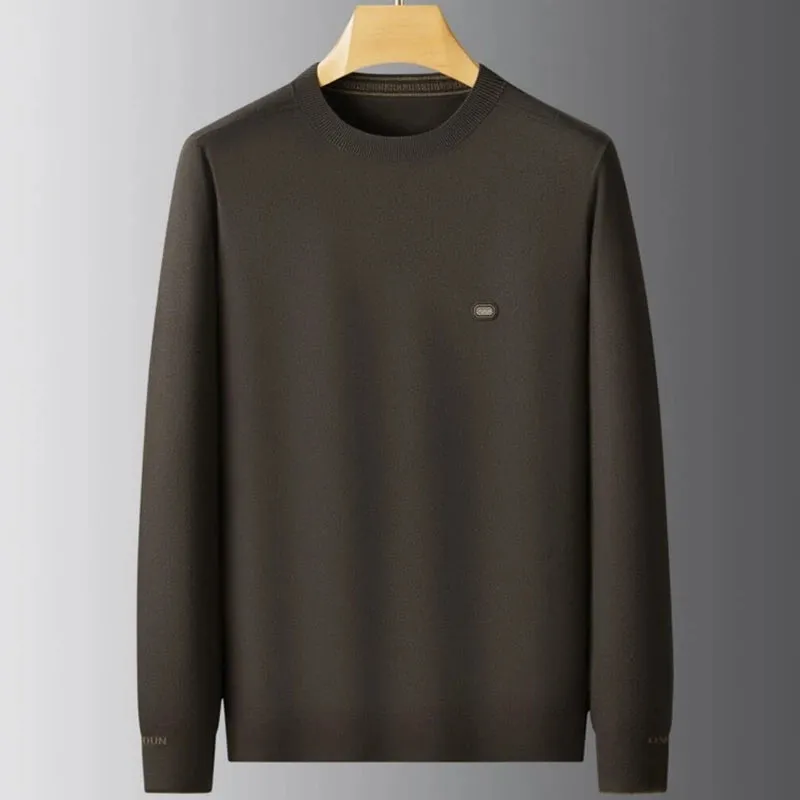 8XL 7XL 6XL Pull Homme 2024 New Autumn Winter Top Grade Luxury Wool Sweater Men Clothing Business Casual Mens Soft Pullovers