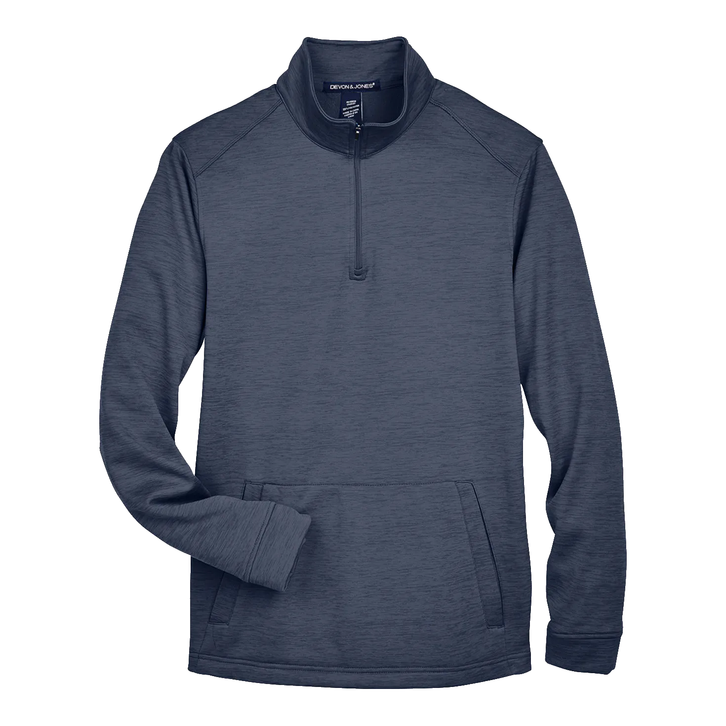 A1778M Mens Newbury Mélange Fleece Quarter-zip