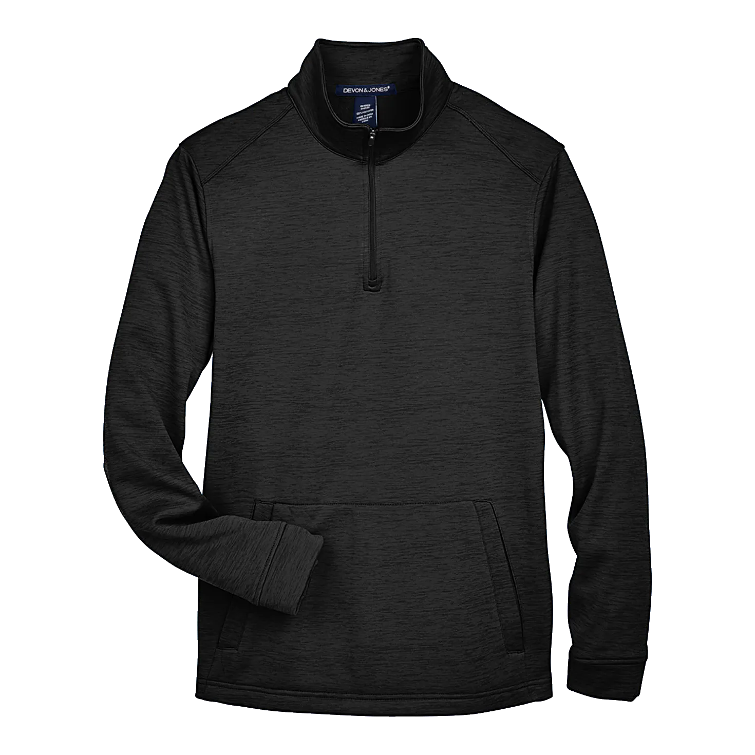 A1778M Mens Newbury Mélange Fleece Quarter-zip