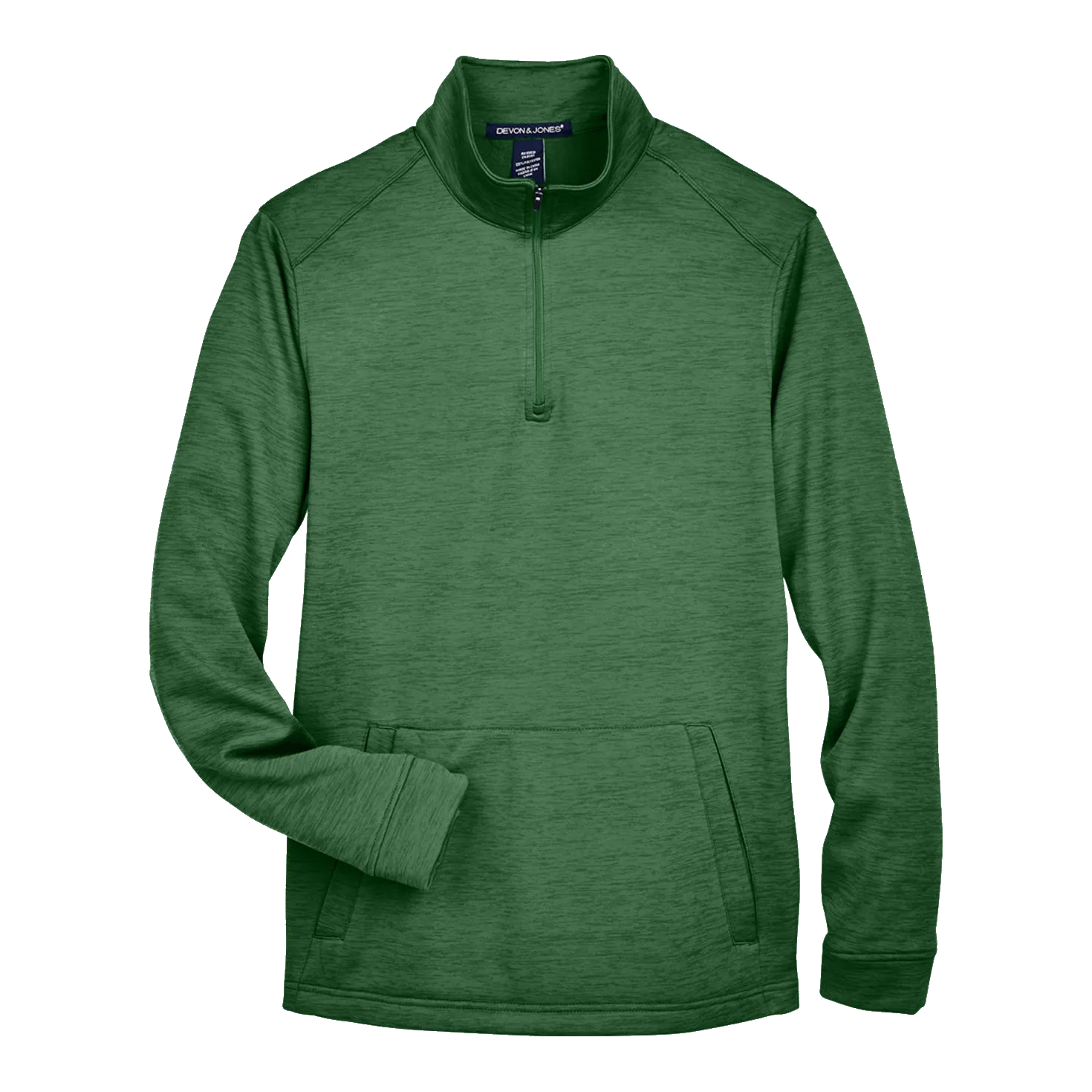 A1778M Mens Newbury Mélange Fleece Quarter-zip