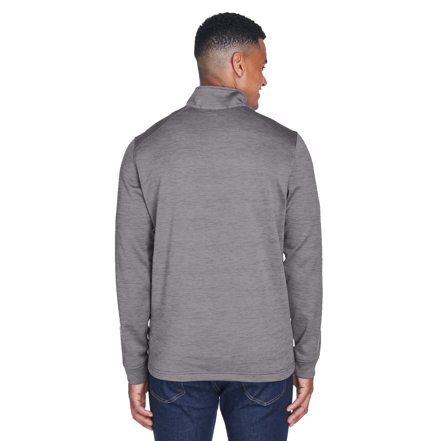 A1778M Mens Newbury Mélange Fleece Quarter-zip