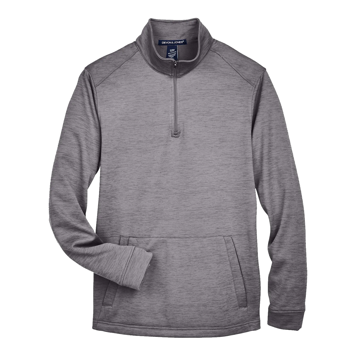 A1778M Mens Newbury Mélange Fleece Quarter-zip