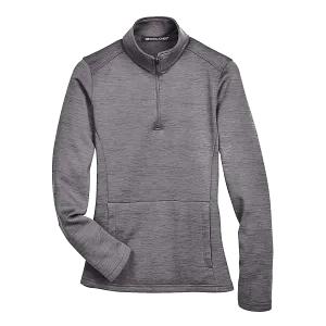 A1778W Ladies Newbury Mélange Fleece Quarter-zip