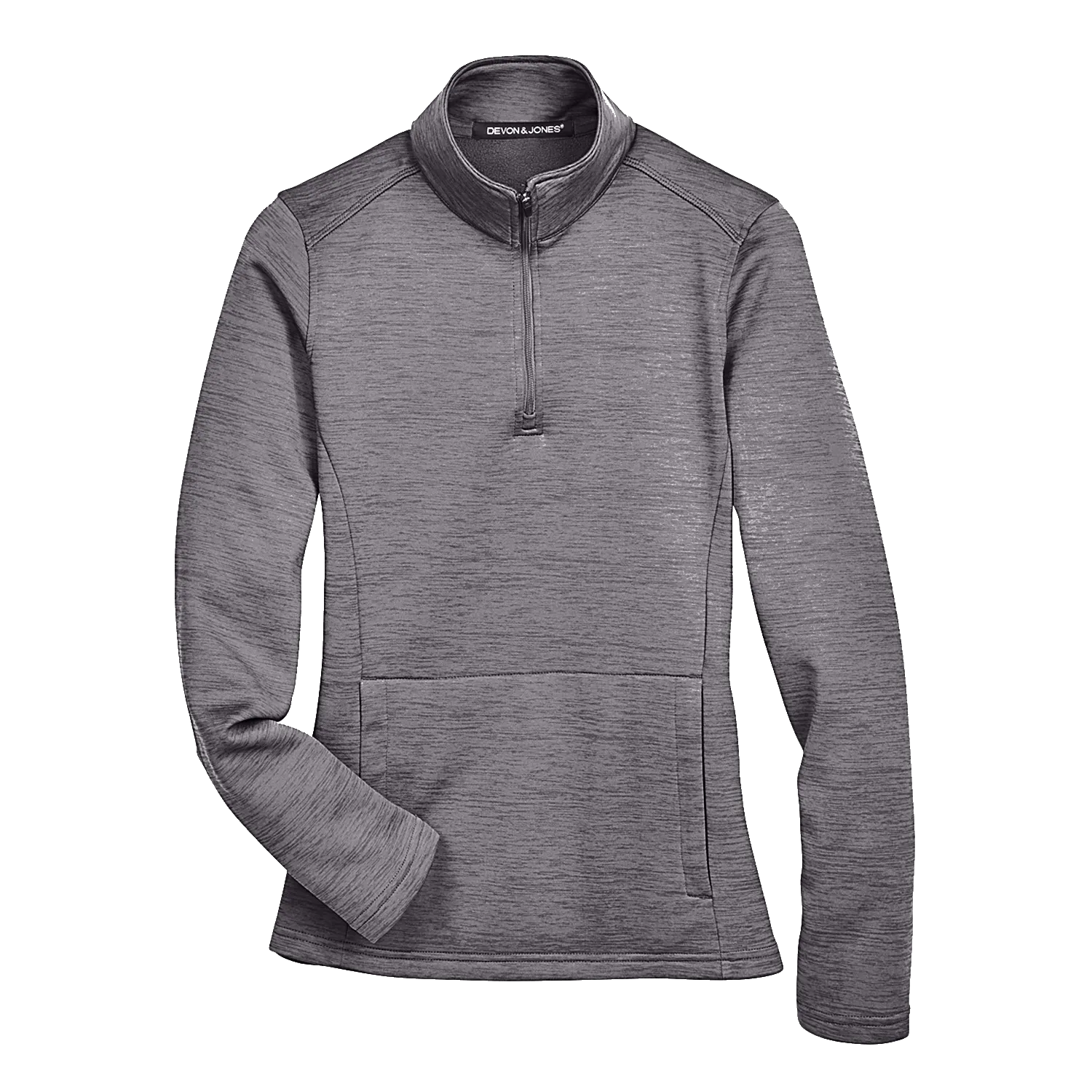 A1778W Ladies Newbury Mélange Fleece Quarter-zip