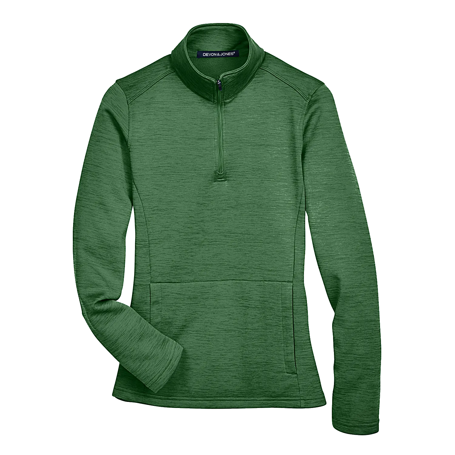 A1778W Ladies Newbury Mélange Fleece Quarter-zip