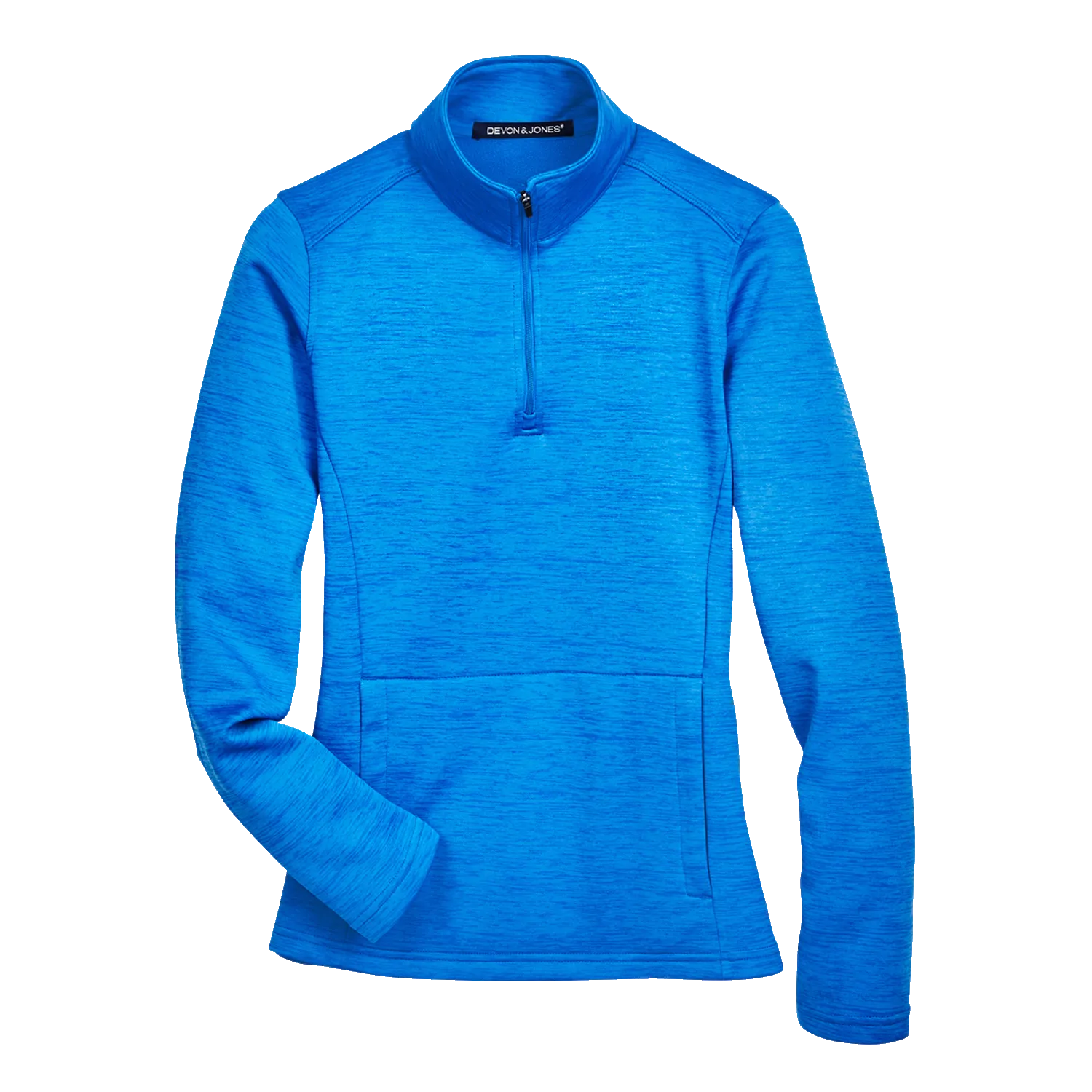 A1778W Ladies Newbury Mélange Fleece Quarter-zip