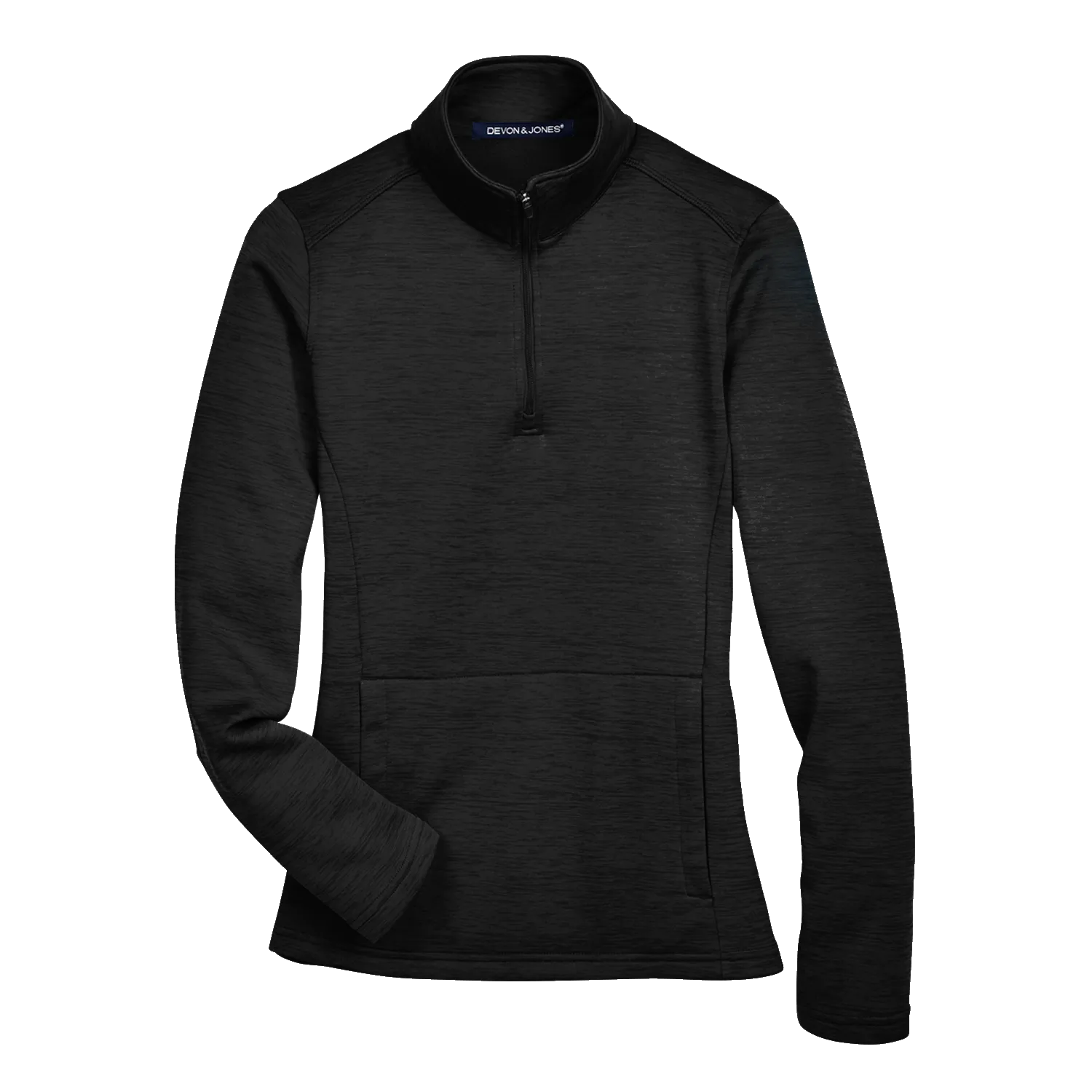 A1778W Ladies Newbury Mélange Fleece Quarter-zip