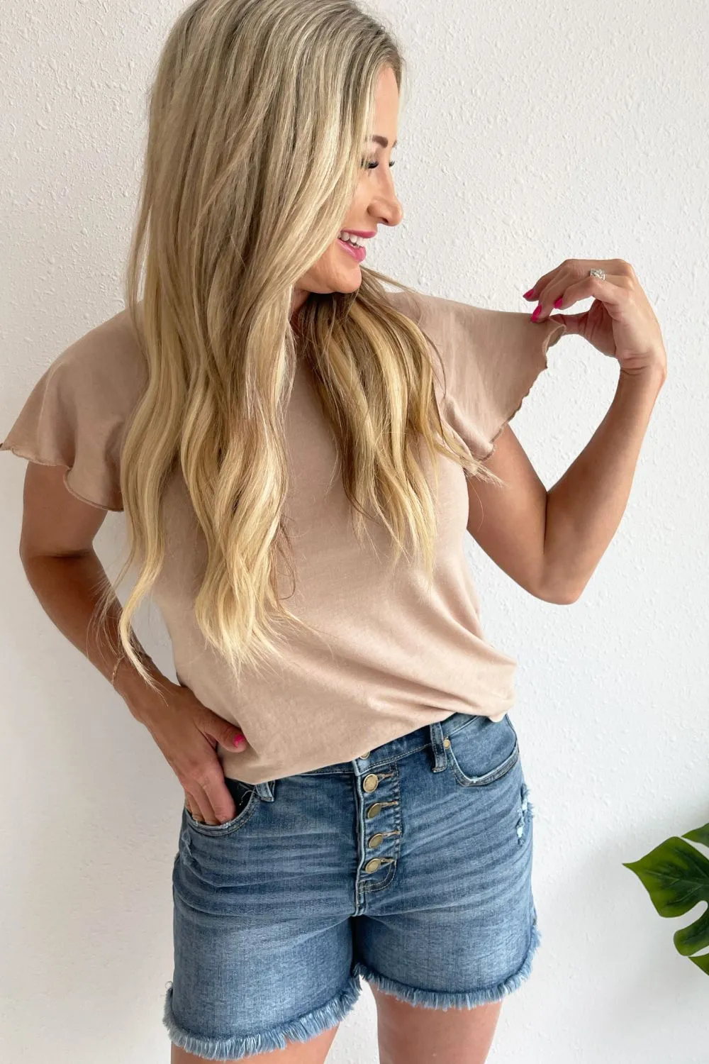 Abby Flutter Tee