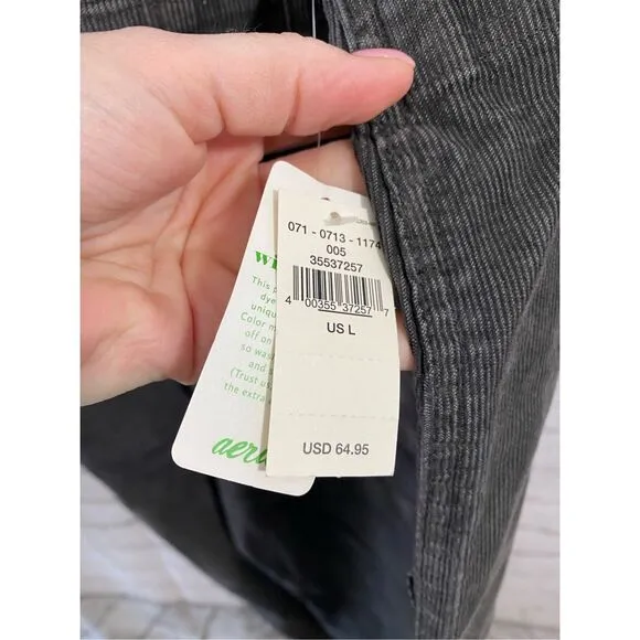 Aerie werk &amp; play twill overalls