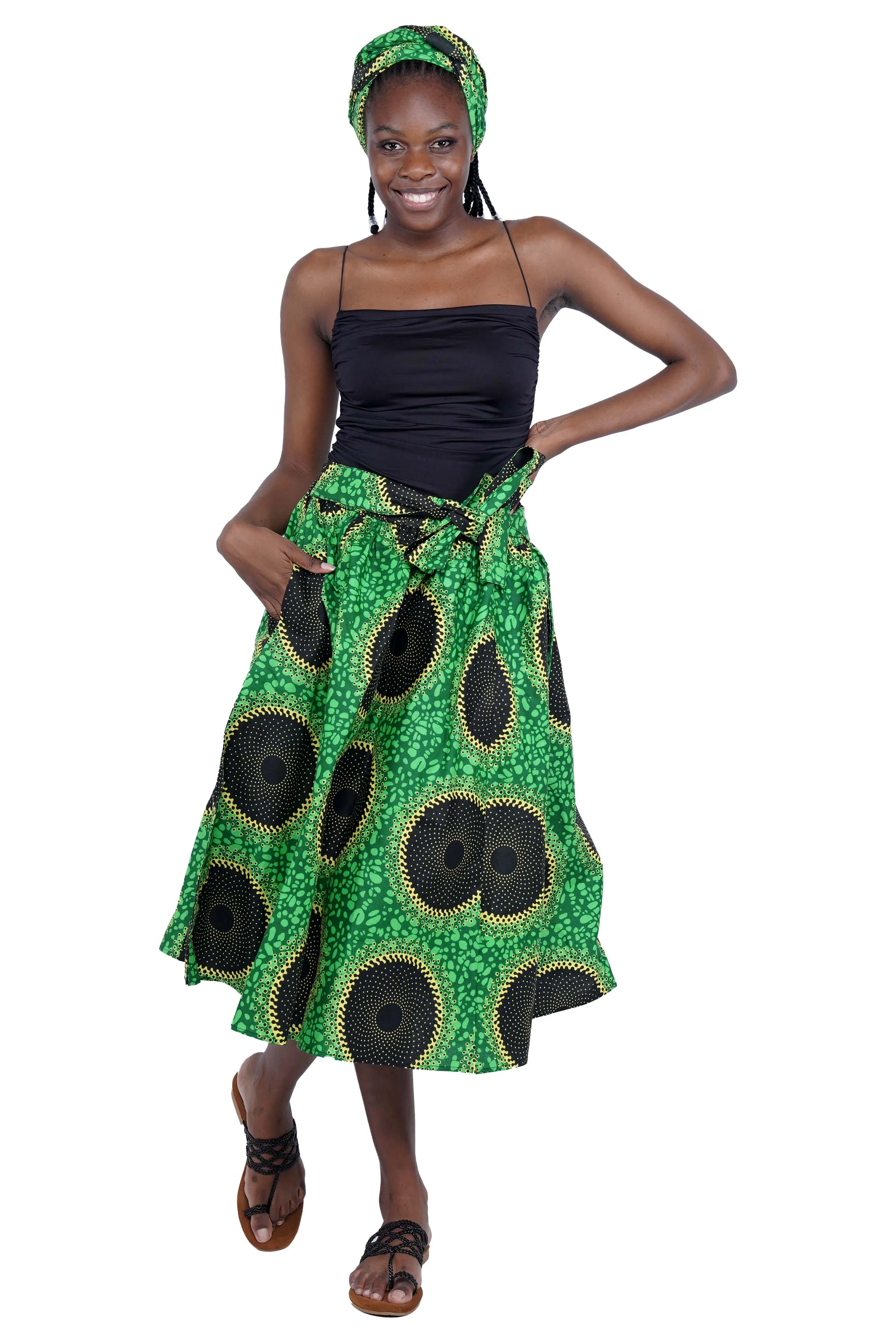 African Midi Skirt