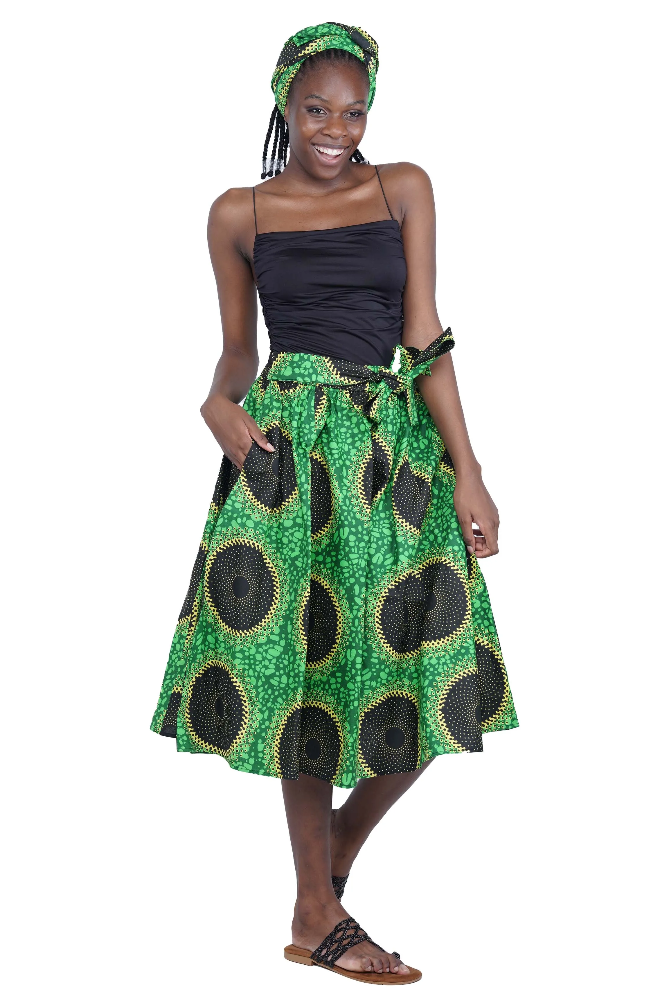 African Midi Skirt
