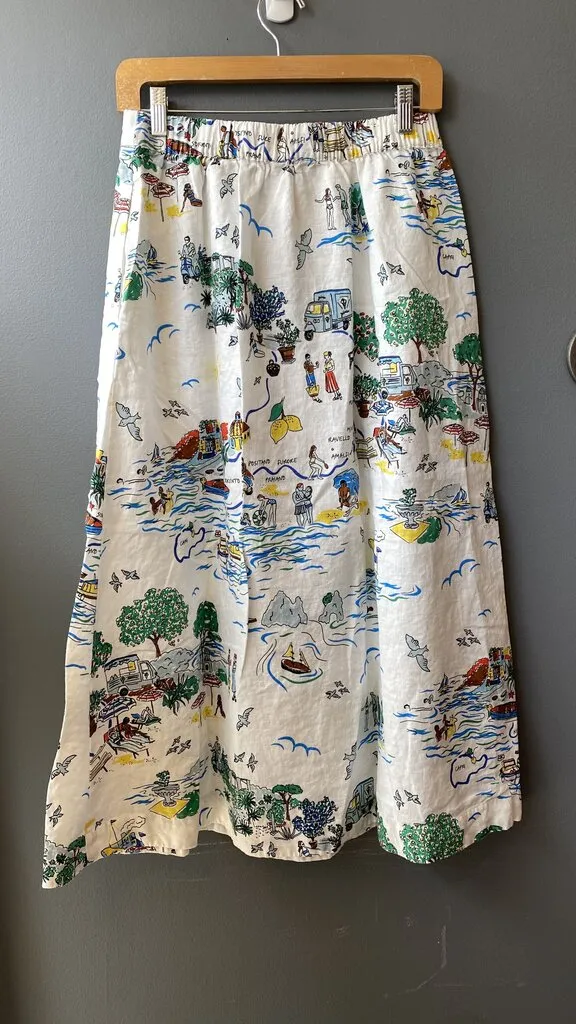 Amalfi Midi Skirt