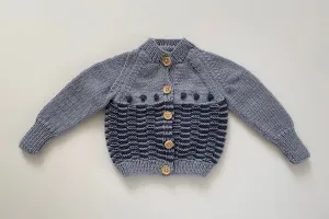 'Anni' Cardigan - Orage - 0/3m Last one! - 60% off