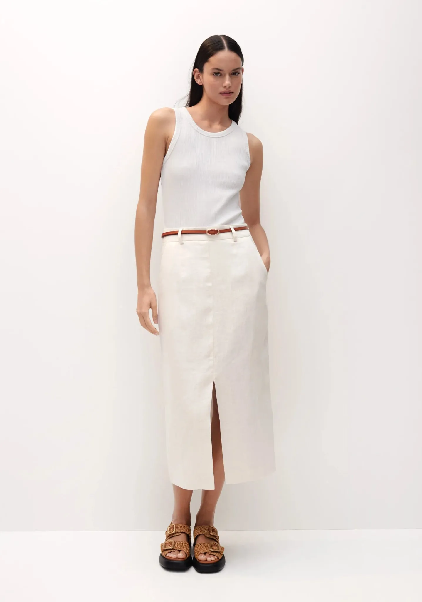 Annie Linen Skirt