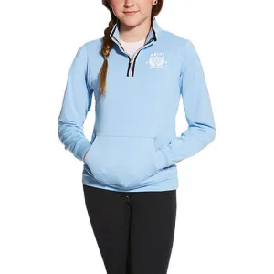 Ariat Girls Ballad Half Zip Skyway