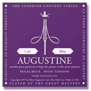 Augustine Regal Blue Classical Strings High Tension Classical Guitar Strings