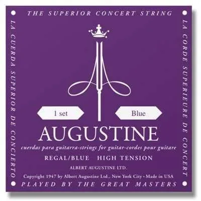 Augustine Regal Blue Classical Strings High Tension Classical Guitar Strings
