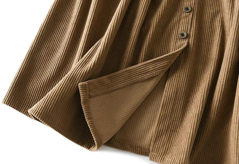 Autumn and Winter Women's Mid-length High Waist Skirt