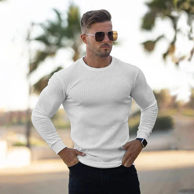 Benjamin - Slim Fit Langarmshirt für Herren