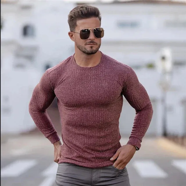 Benjamin - Slim Fit Langarmshirt für Herren