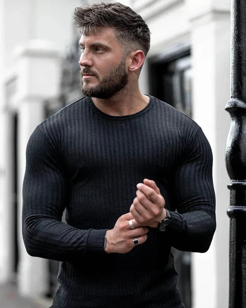 Benjamin - Slim Fit Langarmshirt für Herren