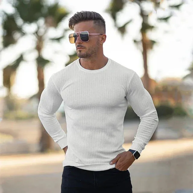 Benjamin - Slim Fit Langarmshirt für Herren