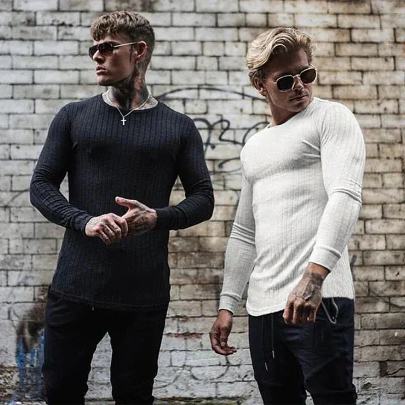 Benjamin - Slim Fit Langarmshirt für Herren