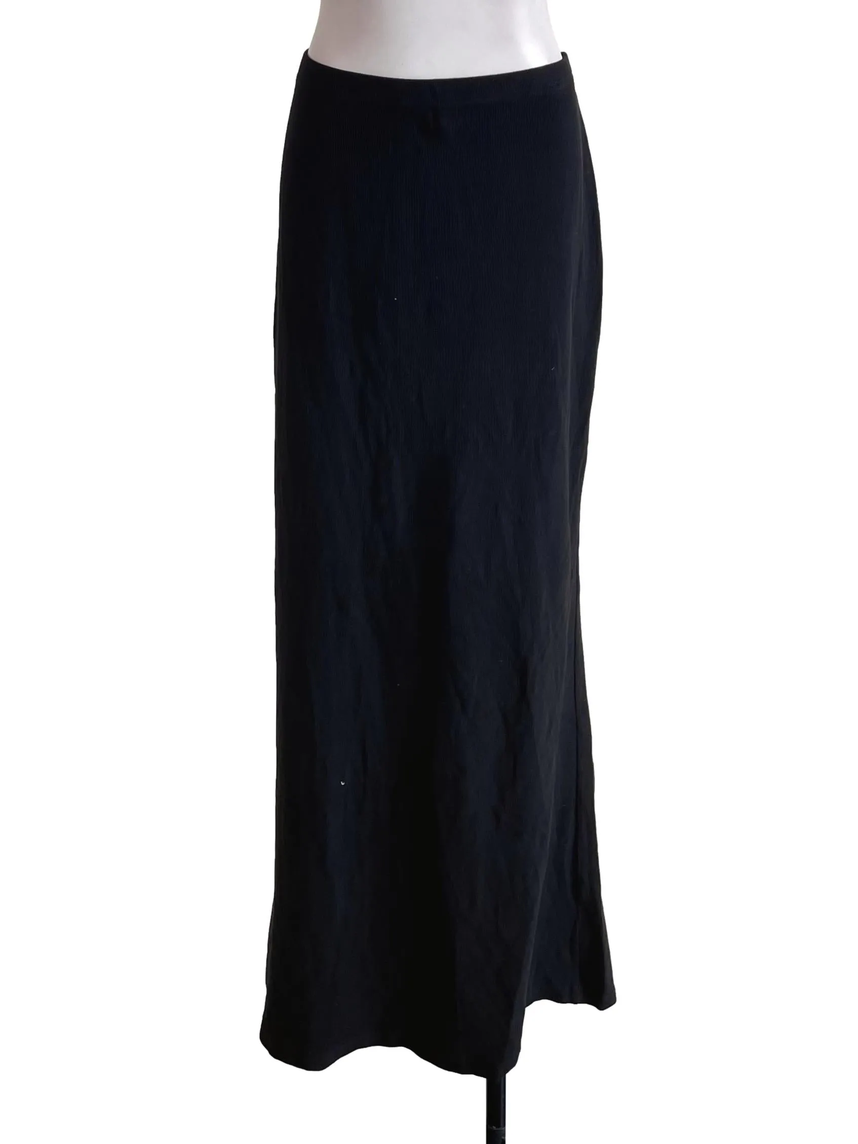 Black Knit Tube Skirt YHF