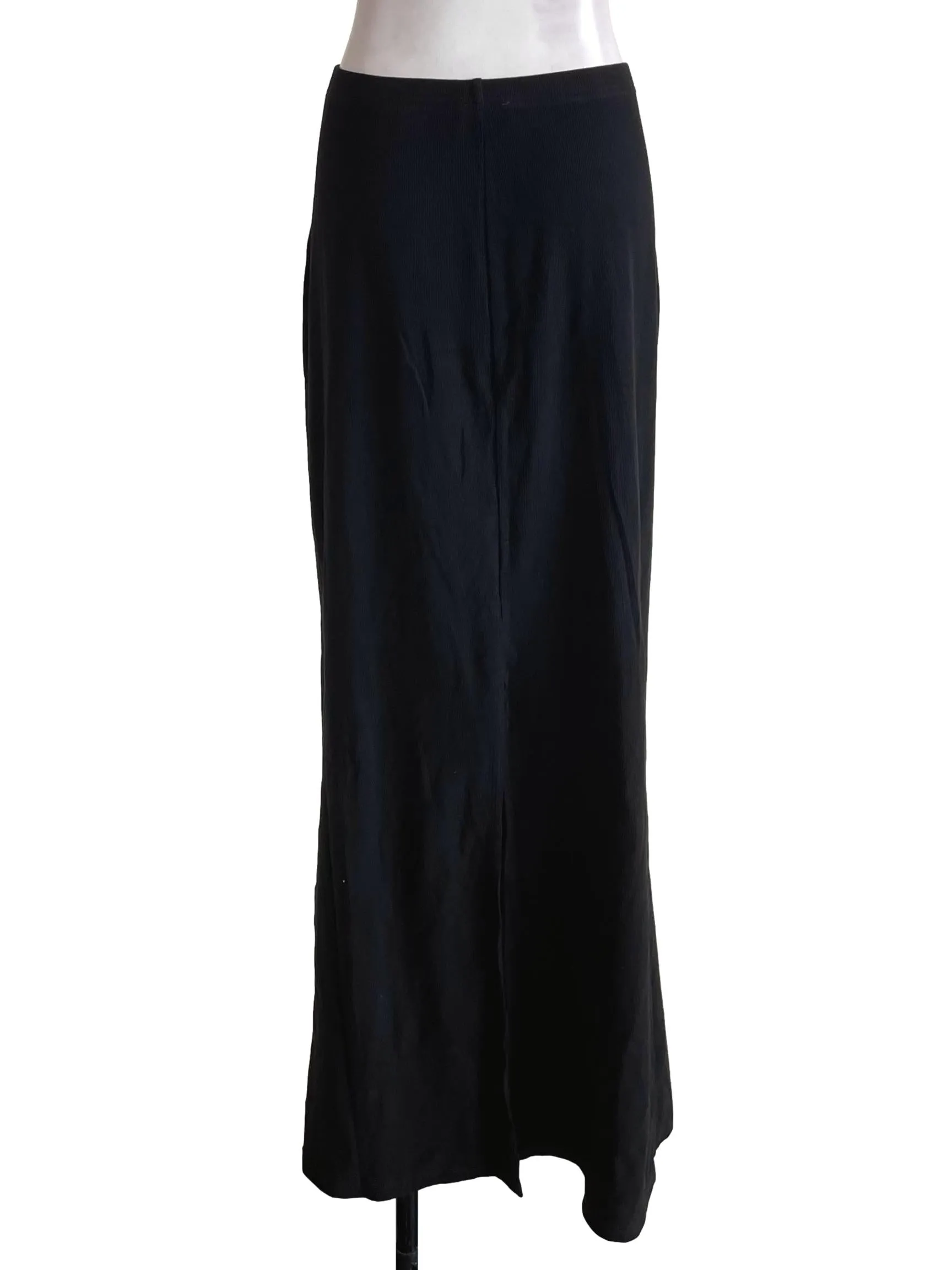 Black Knit Tube Skirt YHF