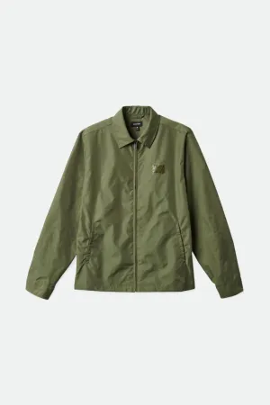 Brixton Utopia Vintage Nylon Jacket Olive Surplus