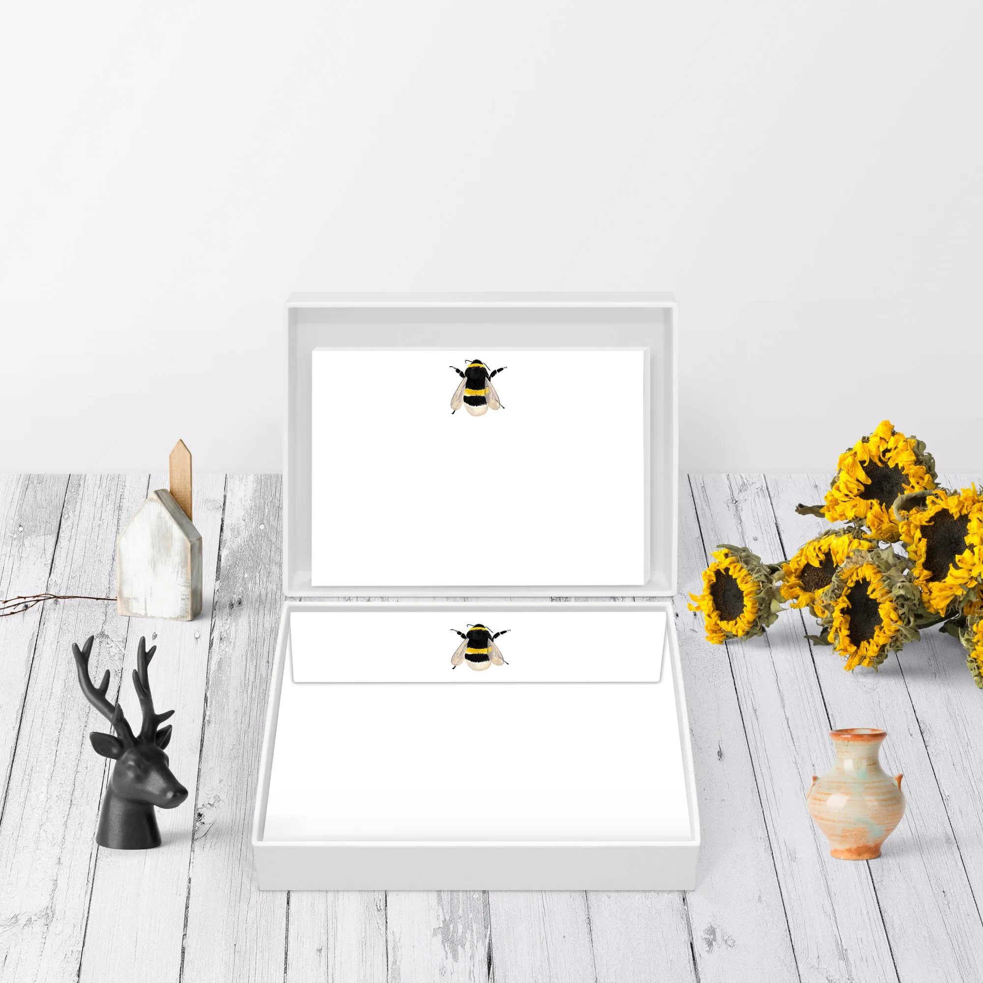 Bumble Bee Flat Notecard Set