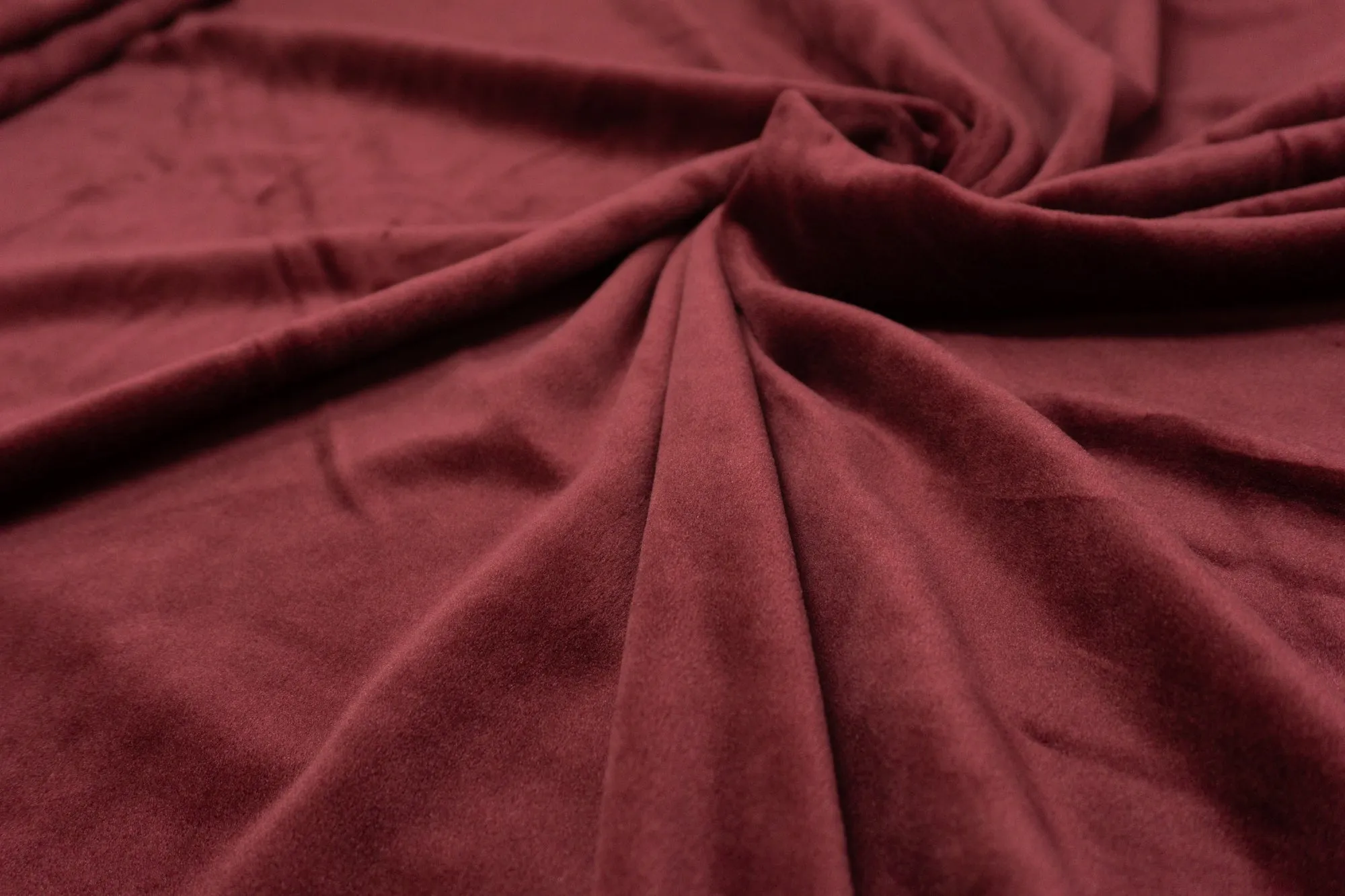 Burgundy - THICC Stretch Fleece - 1/2 Metre