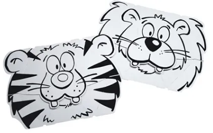 Calalinos Masks Lion & Tiger