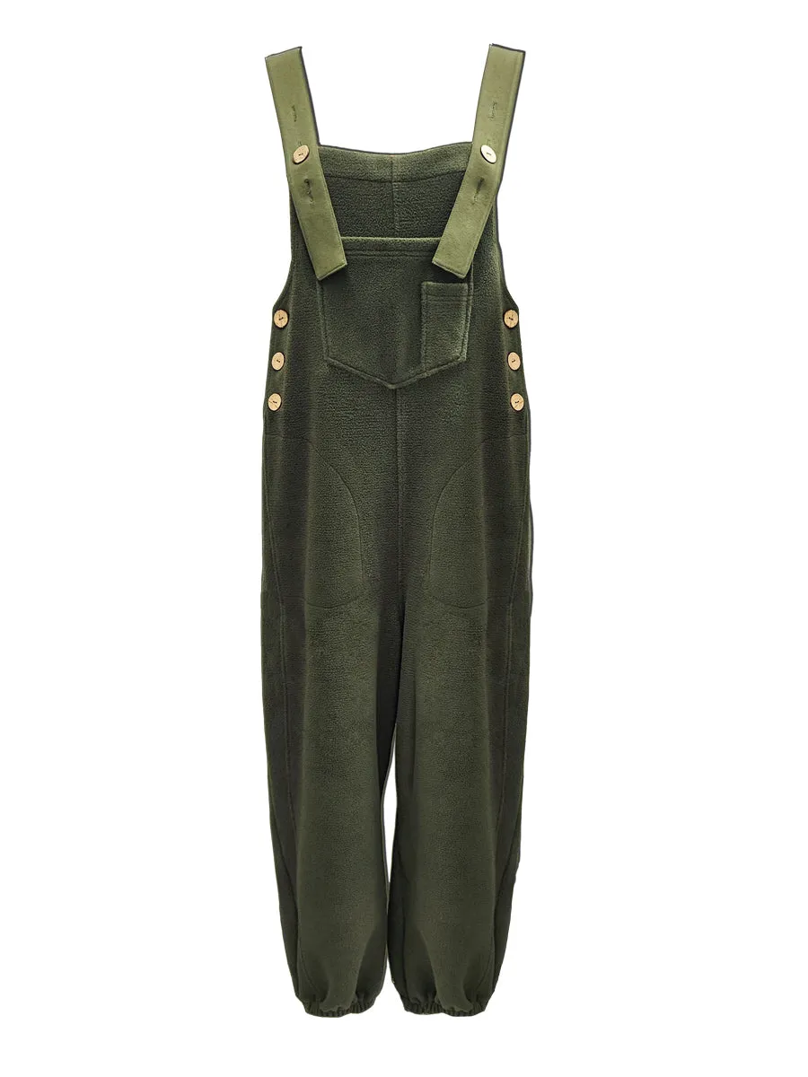 CALI - RELAXED DISTRESSED DENIM JUMPSUIT