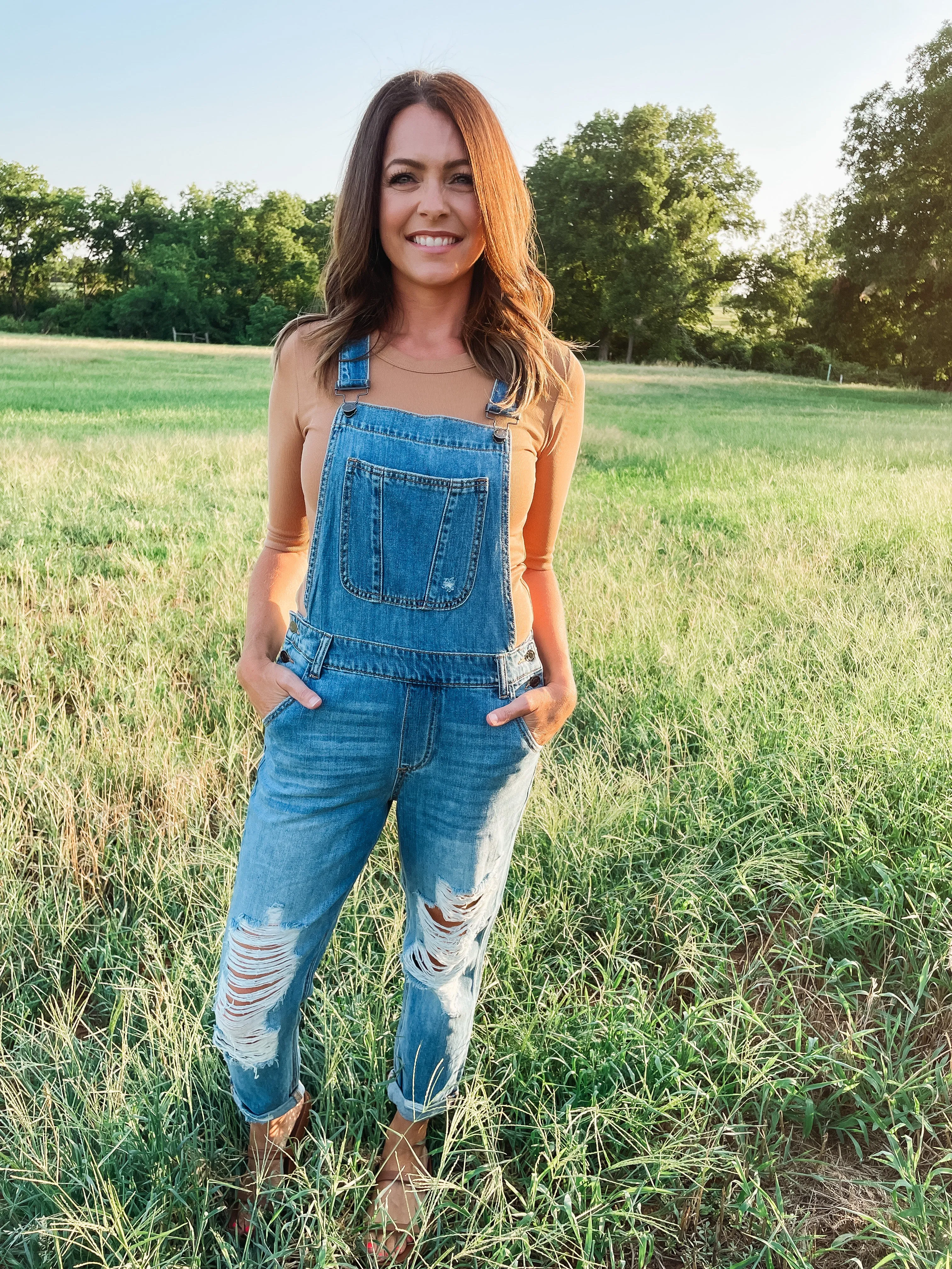 Camryn Ribbed Knit Tee