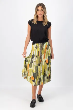 Casco Pleated Skirt Splice