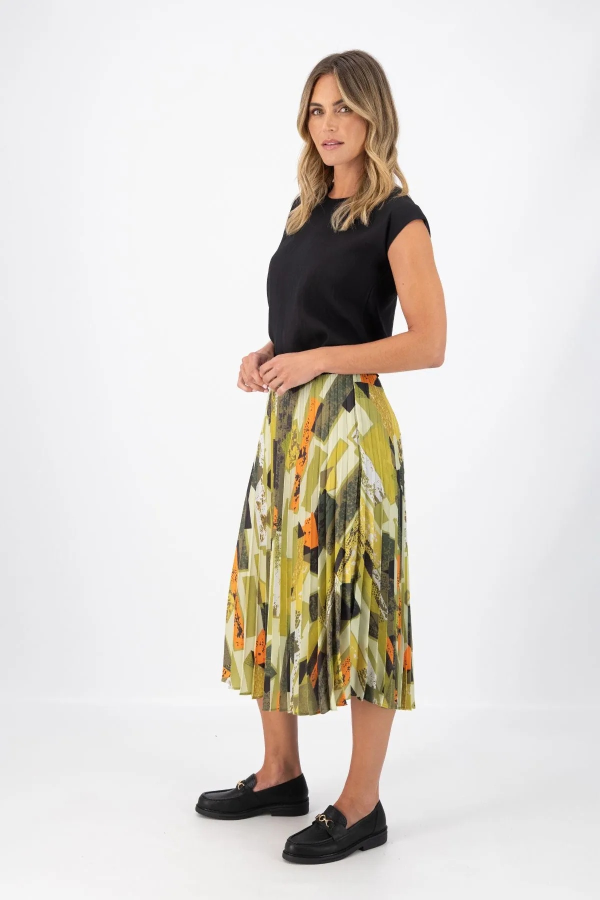 Casco Pleated Skirt Splice