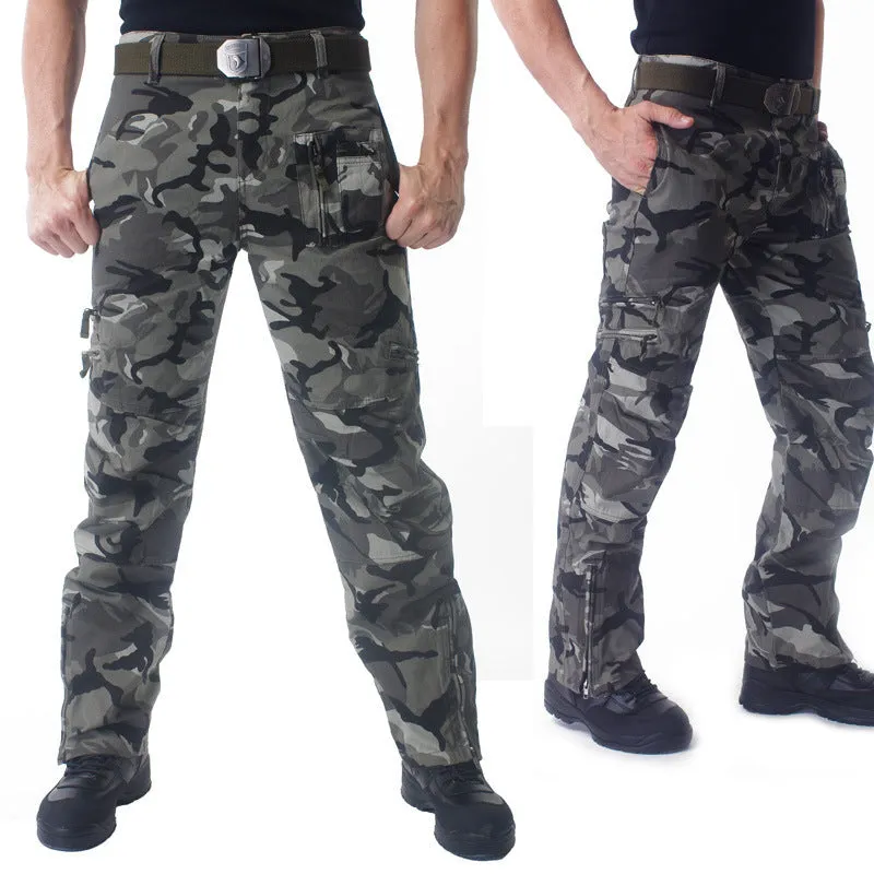Casual Field Survival Army Fan Pants Overalls