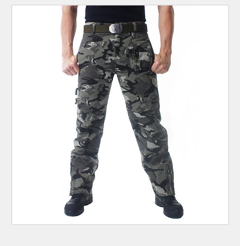 Casual Field Survival Army Fan Pants Overalls