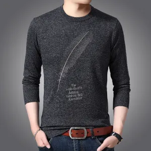 Casual Knitted Sweater For Men /  Knitwear Warm Winter Style Jumpers